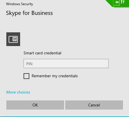 SmartCard & Outlook Credential Prompt 